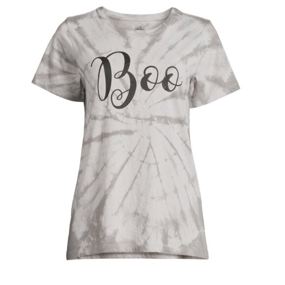 Woman's "Boo" Tie Dye Shirt - Picture 3 of 15